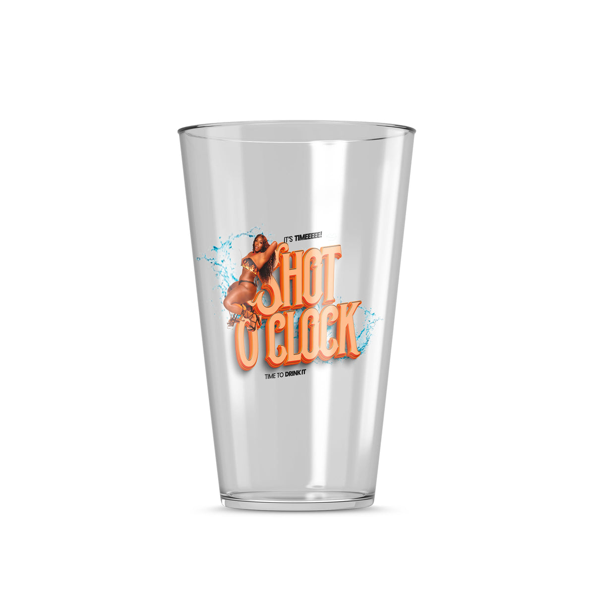 "Shot O' Clock" Shot Glass